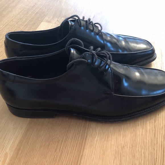 Prada Leather Lace up Oxfords - Picture 1 of 5